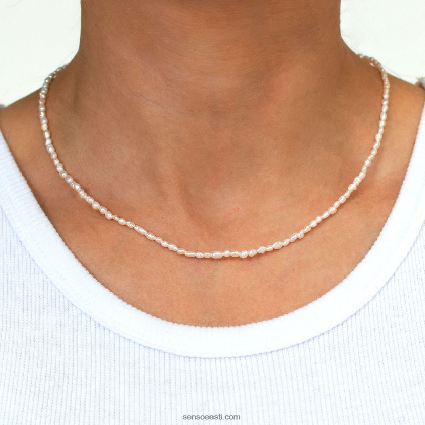 Senso FNPB8N579tarvikud petite pearl choker valge